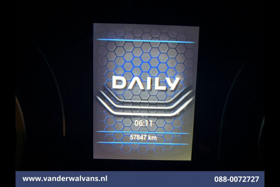 Iveco Daily 35S16 157pk 3500kg Trekvermogen L2H2 Euro6 Airco | 270 Graden Achterdeuren | Parkeersensoren Bijrijdersbank