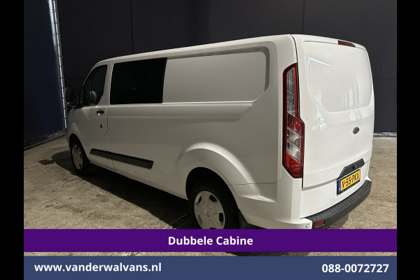 Ford Transit Custom 2.0 TDCI 131pk Automaat L2H1 Dubbele Cabine Euro6 Airco | 6-Zits | Camera | Navigatie | Apple Carplay Android Auto, Xenon, Cruisecontrol, Stoelverwarming, Verwarmde voorruit, Parkeersensoren, Achterklep