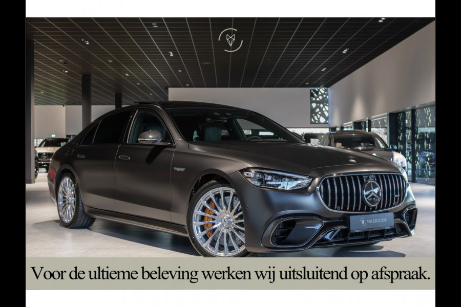 Mercedes-Benz S-Klasse AMG 63 S E Performance 4-M Lang First Class|Ceramic|Burmester 4D|Manufaktur|Carbon|Night|21''|360°|Achterasbesturing|Digital Light