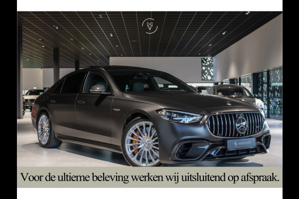 Mercedes-Benz S-Klasse AMG 63 S E Performance 4-M Lang First Class|Ceramic|Burmester 4D|Manufaktur|Carbon|Night|21''|360°|Achterasbesturing|Digital Light