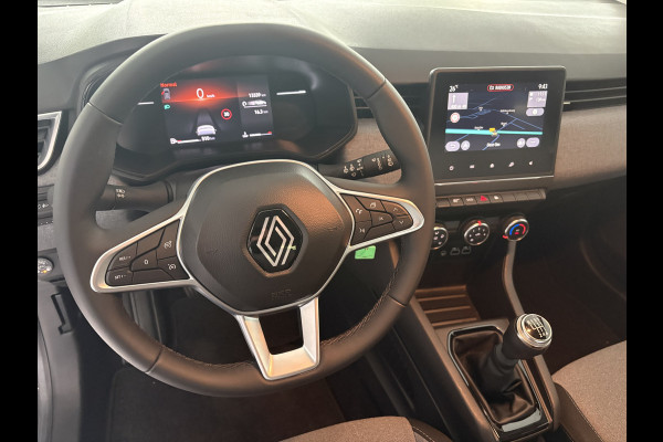 Renault Clio 1.0 TCe ECO-G 100 evolution Airco - Navigatiesysteem - Parkeersensor achter - Radio - Cruise control - Bluetooth - Stuur multifunctioneel - Led verlichting - Centrale vergrendeling met afstandsbediening - Elektrische ramen