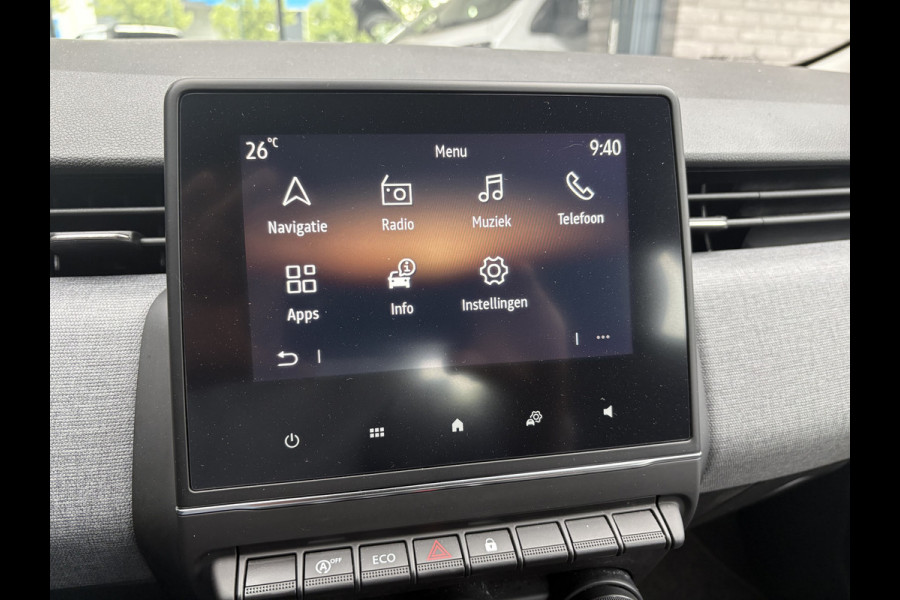 Renault Clio 1.0 TCe ECO-G 100 evolution Airco - Navigatiesysteem - Parkeersensor achter - Radio - Cruise control - Bluetooth - Stuur multifunctioneel - Led verlichting - Centrale vergrendeling met afstandsbediening - Elektrische ramen