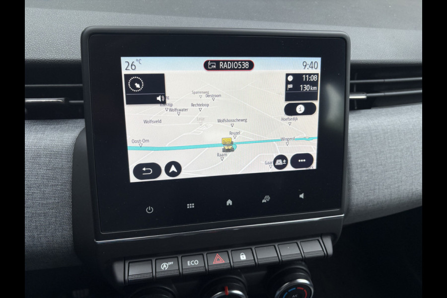 Renault Clio 1.0 TCe ECO-G 100 evolution Airco - Navigatiesysteem - Parkeersensor achter - Radio - Cruise control - Bluetooth - Stuur multifunctioneel - Led verlichting - Centrale vergrendeling met afstandsbediening - Elektrische ramen