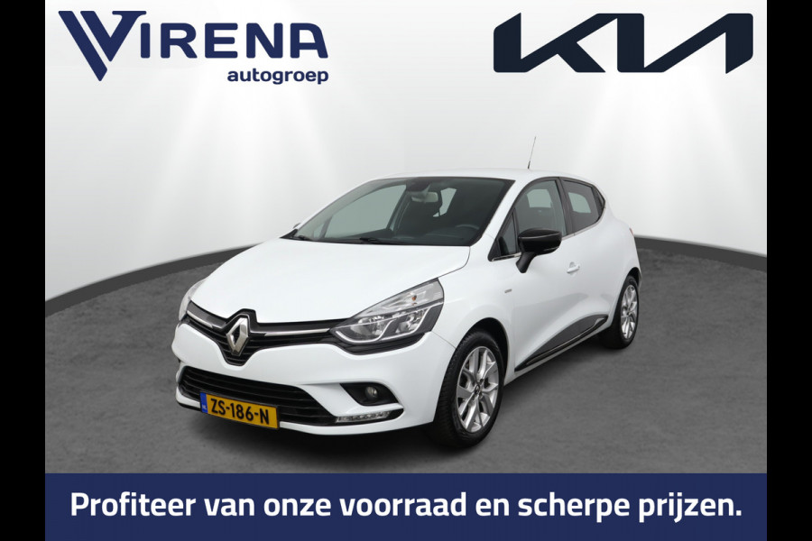 Renault Clio 0.9 TCe Limited Airco - Apple Carplay/Android Auto - Cruise Control - Keyless Entry - Navigatie - Virena Verzekerheids €895,-