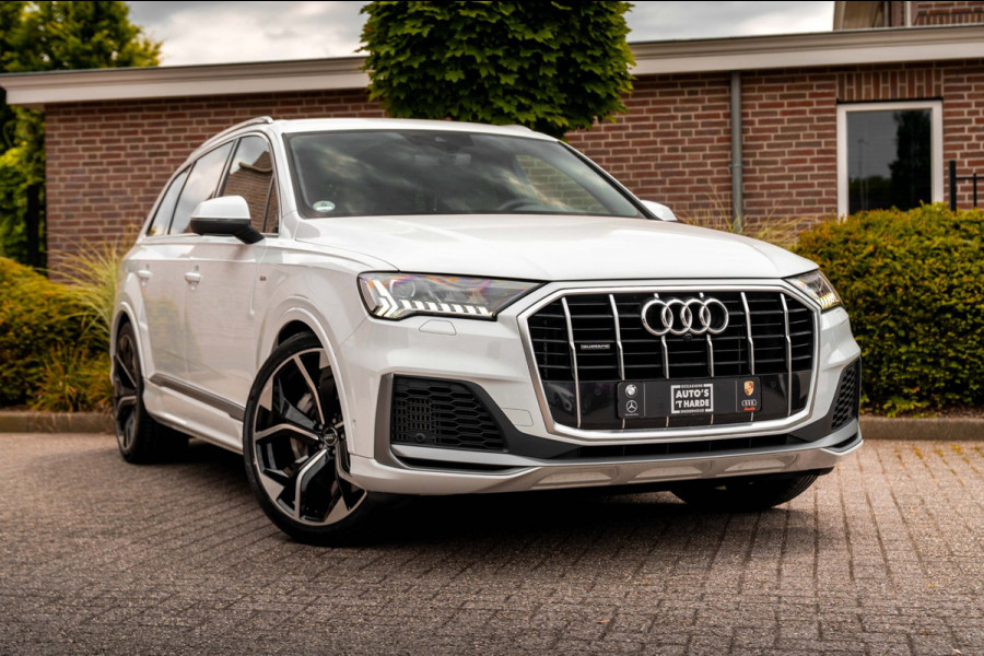 Audi Q7 55 TFSI e Quattro Pro Line S 381 PK 3x S-Line Luchtvering 360 Camera Elek. Trekhaak 22''
