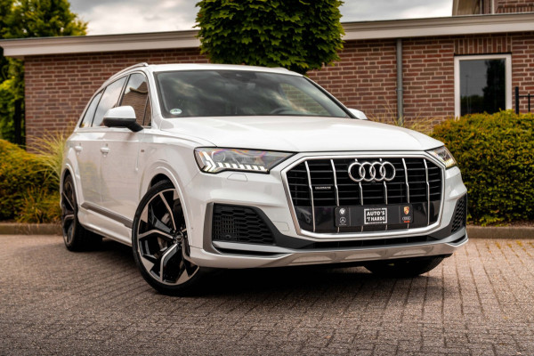 Audi Q7 55 TFSI e Quattro Pro Line S 381 PK 3x S-Line Luchtvering 360 Camera Elek. Trekhaak 22''