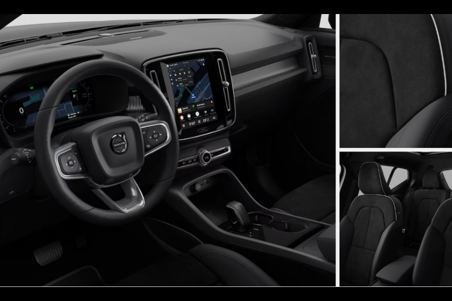 Volvo EX40 Single Ext. Range Ultra Black Edition Europa / Panoramadak / Adaptive cruise control / 360 Camera / Elektrisch bedienbare stoelen met geheugen / Apple Carplay / Android auto /