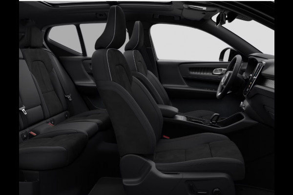 Volvo EX40 Single Ext. Range Ultra Black Edition Europa / Panoramadak / Adaptive cruise control / 360 Camera / Elektrisch bedienbare stoelen met geheugen / Apple Carplay / Android auto /