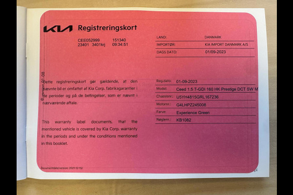 Kia Ceed Sportswagon 1.5 T-GDi DynamicLine|160PK|AUTOMAAT|ACC|ANDROID|CARPLAY|STOEL+STUURVERW|CAMERA|CRUISE+CLIMA|1e EIG|INCL.BTW|