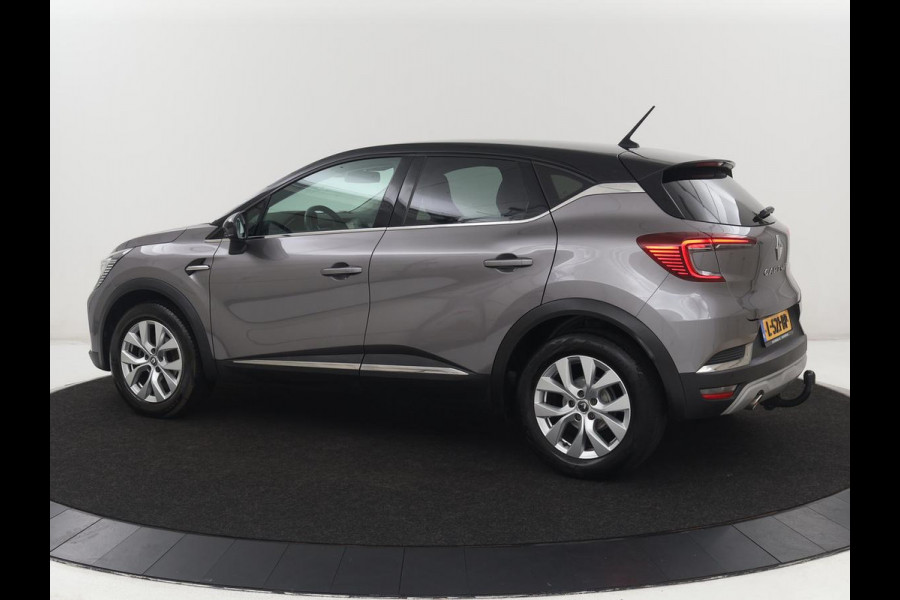 Renault Captur 1.0 TCe 90 Intens | Trekhaak | Carplay | Navigatie | Half leder | Keyless | Climate control | Parkeerhulp | Cruise control | Bluetooth | DAB | Getint glas