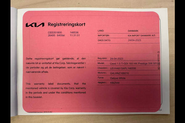 Kia Ceed Sportswagon 1.5 T-GDi DynamicLine|160PK|CARPLAY, ANDROID AUTO|STOEL-,STUURVERW|CAMERA|CRUISE CONTROL|1E EIG.|INCL.BTW|