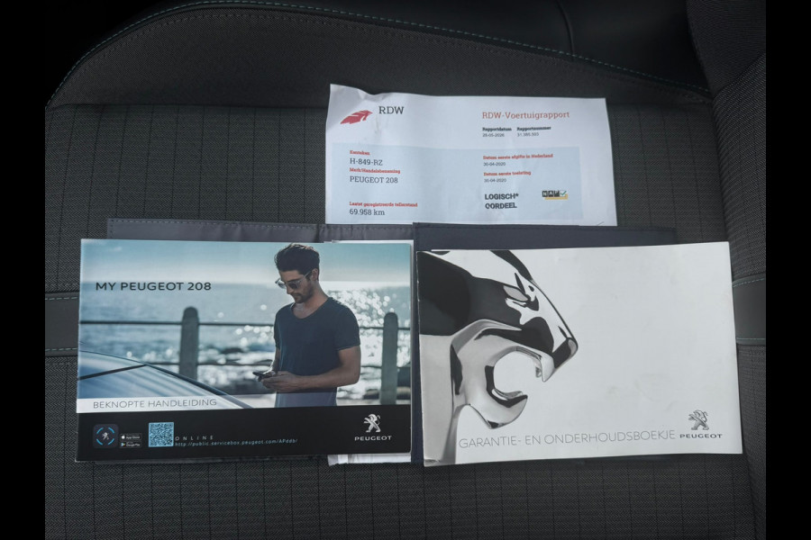 Peugeot 208 1.2 PureTech Allure Sport, achteruitrijcamera, 100 pk, adaptief cruise ,vele opties, NL auto met nationale auto pas