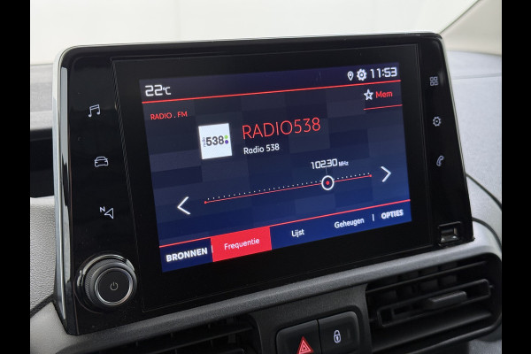 Citroën Berlingo 1.5 HDI Navi* Laadruimte-Airco Trekhaak Apple Carplay Android Auto Cruise Control Pdc Club Dakdragers Schuifdeur Betonplex Vloer Wandbetimmering 1.230KG Trekgewicht Euro 6