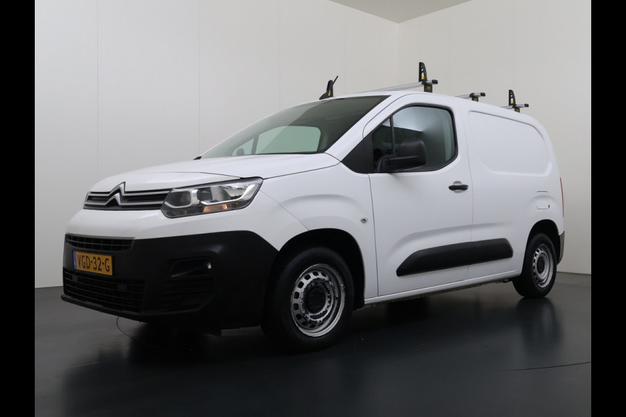 Citroën Berlingo 1.5 HDI Navi* Laadruimte-Airco Trekhaak Apple Carplay Android Auto Cruise Control Pdc Club Dakdragers Schuifdeur Betonplex Vloer Wandbetimmering 1.230KG Trekgewicht Euro 6