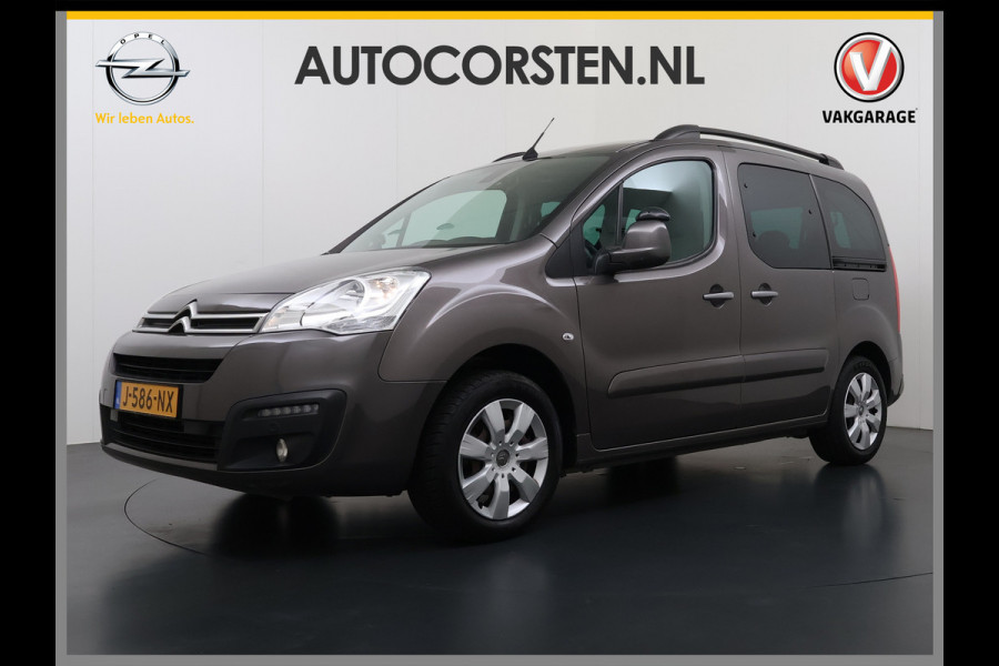 Citroën Berlingo 1.2T 111PK XTR 5-Persoons Trekhaak Navi Airco Camera Cruise Control Apple Carplay MirrorLink Pdc Schuifdeuren Bluetooth Getint glas Led Regen-Lichtsensor 1.300KG Trekwicht