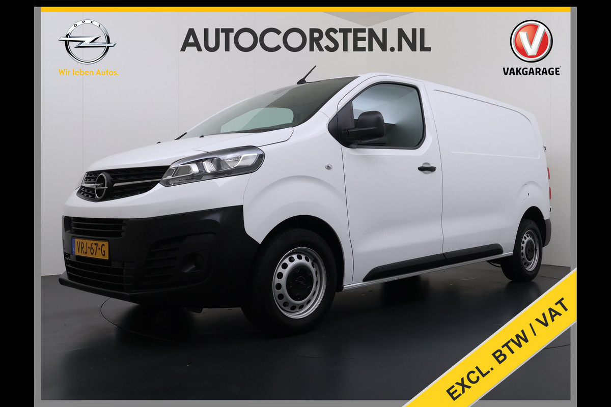 Opel Vivaro 2.0CDTI L2H1 3-Persoons Trekhaak Euro 6 Navi Apple Carplay Android Auto Airco Cruise Control Pdc Edition Regen-Lichtsensor Betonplex Vloer Wandbetimmering Schuifdeur 2.500KG Trekgewicht Origineel Nederlandse Bus