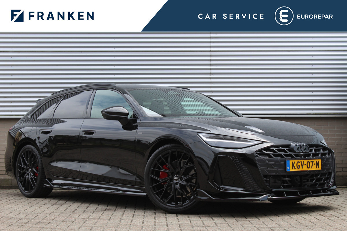 Audi A6 Avant 2.0 e-Hybrid Quattro S-Line | Spoilerpakket | Achteras besturing | Alcantara/Leder | Zwenkbare Trekhaak | 360 | Nieuw