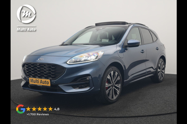 Ford Kuga 2.5 ST-Line X PHEV 225pk Dealer O.H. | Trekhaak Af Fabriek | Panodak | Adaptive Cruise | Head Up | 360 Camera | Alcantara Sportstoelen & Stuur Verwarmd | Bang & Olufsen | Keyless | Blis | Apple Carplay | Navigatie | DAB | Plug In Hybrid |