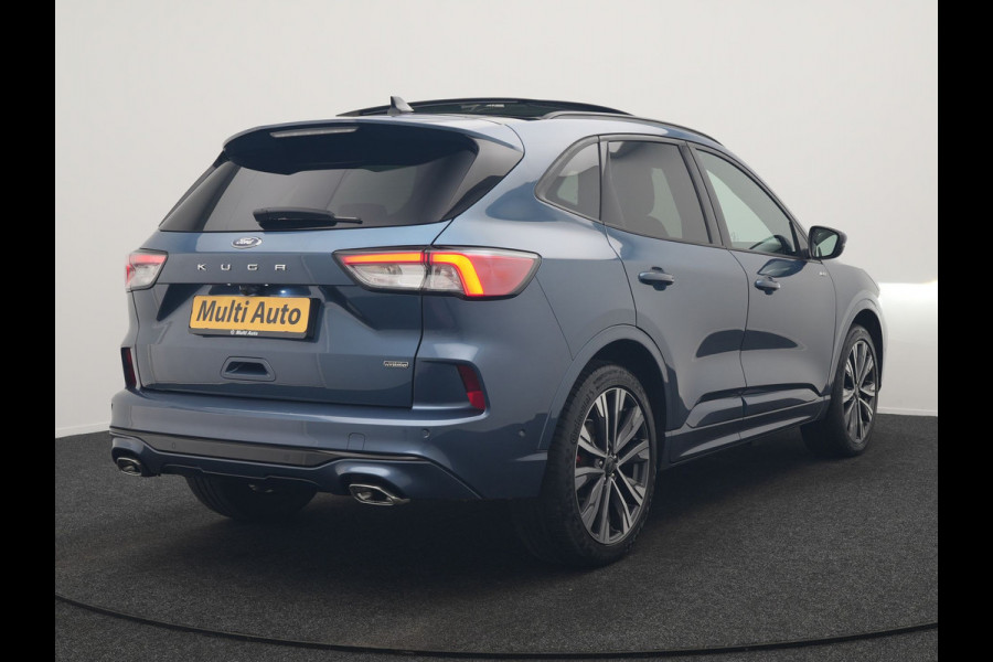 Ford Kuga 2.5 ST-Line X PHEV 225pk Dealer O.H. | Trekhaak Af Fabriek | Panodak | Adaptive Cruise | Head Up | 360 Camera | Alcantara Sportstoelen & Stuur Verwarmd | Bang & Olufsen | Keyless | Blis | Apple Carplay | Navigatie | DAB | Plug In Hybrid |