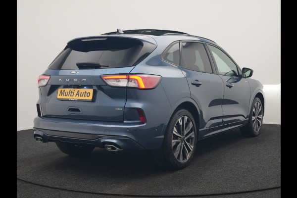 Ford Kuga 2.5 ST-Line X PHEV 225pk Dealer O.H. | Trekhaak Af Fabriek | Panodak | Adaptive Cruise | Head Up | 360 Camera | Alcantara Sportstoelen & Stuur Verwarmd | Bang & Olufsen | Keyless | Blis | Apple Carplay | Navigatie | DAB | Plug In Hybrid |