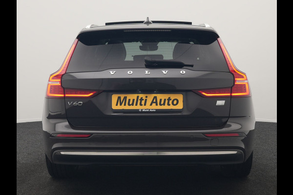 Volvo V60 T6 AWD Plus Bright LONG RANGE PHEV 350pk Dealer O.H. | Panodak | Camera | Harman / Kardon | Lederen Sportstoelen Memory & Verwarmd | Google Assistent | Keyless | Stuur Verwarmd | Apple Carplay | Navigatie | DAB | Plug In Hybrid |