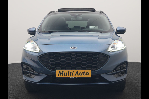 Ford Kuga 2.5 ST-Line X PHEV 225pk Dealer O.H. | Trekhaak Af Fabriek | Panodak | Adaptive Cruise | Head Up | 360 Camera | Alcantara Sportstoelen & Stuur Verwarmd | Bang & Olufsen | Keyless | Blis | Apple Carplay | Navigatie | DAB | Plug In Hybrid |