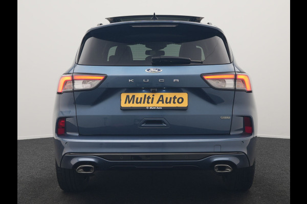 Ford Kuga 2.5 ST-Line X PHEV 225pk Dealer O.H. | Trekhaak Af Fabriek | Panodak | Adaptive Cruise | Head Up | 360 Camera | Alcantara Sportstoelen & Stuur Verwarmd | Bang & Olufsen | Keyless | Blis | Apple Carplay | Navigatie | DAB | Plug In Hybrid |