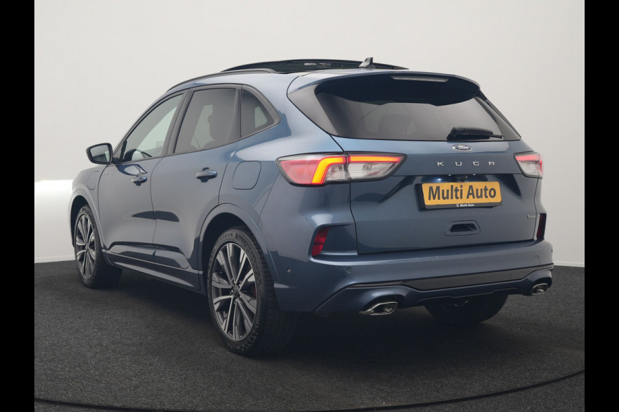 Ford Kuga 2.5 ST-Line X PHEV 225pk Dealer O.H. | Trekhaak Af Fabriek | Panodak | Adaptive Cruise | Head Up | 360 Camera | Alcantara Sportstoelen & Stuur Verwarmd | Bang & Olufsen | Keyless | Blis | Apple Carplay | Navigatie | DAB | Plug In Hybrid |