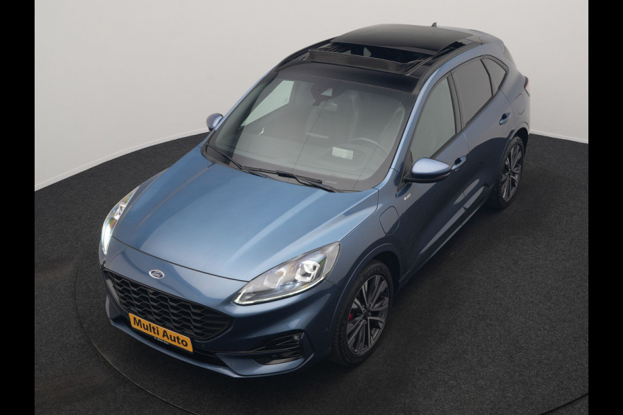 Ford Kuga 2.5 ST-Line X PHEV 225pk Dealer O.H. | Trekhaak Af Fabriek | Panodak | Adaptive Cruise | Head Up | 360 Camera | Alcantara Sportstoelen & Stuur Verwarmd | Bang & Olufsen | Keyless | Blis | Apple Carplay | Navigatie | DAB | Plug In Hybrid |