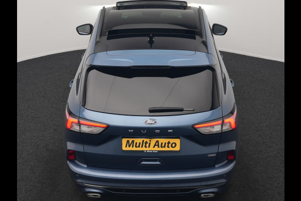 Ford Kuga 2.5 ST-Line X PHEV 225pk Dealer O.H. | Trekhaak Af Fabriek | Panodak | Adaptive Cruise | Head Up | 360 Camera | Alcantara Sportstoelen & Stuur Verwarmd | Bang & Olufsen | Keyless | Blis | Apple Carplay | Navigatie | DAB | Plug In Hybrid |