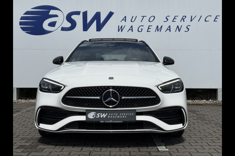 Mercedes-Benz C-Klasse Estate 300 e AMG Line | Pano | Trekhaak | Distronic | Memory | 360* Camera