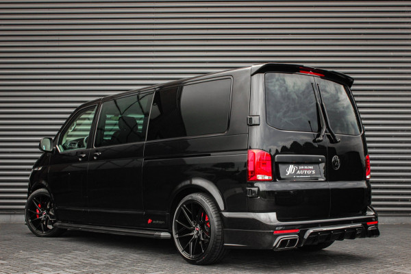 Volkswagen Transporter 2.0 TDI L2H1 150PK BULLI DC DUBBEL CABINE / LEIGHTONVANS BODYKIT / FULL OPTIONS / LEDER / FULL BLACK /APPLE