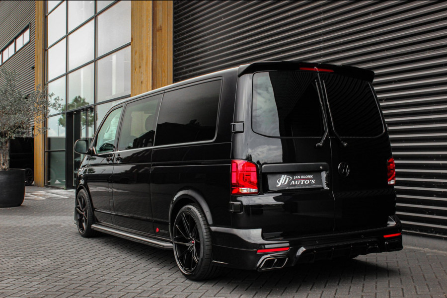 Volkswagen Transporter 2.0 TDI L2H1 150PK BULLI DC DUBBEL CABINE / LEIGHTONVANS BODYKIT / FULL OPTIONS / LEDER / FULL BLACK /APPLE