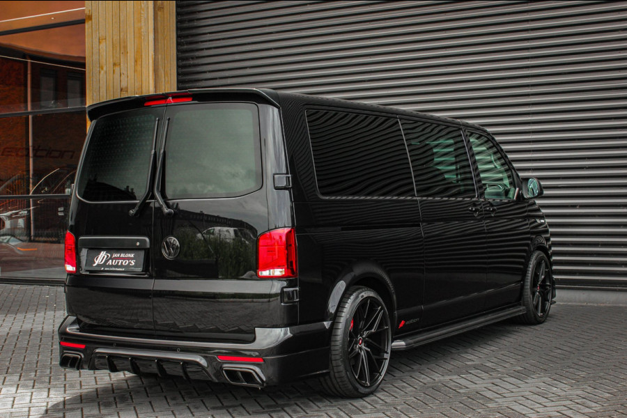 Volkswagen Transporter 2.0 TDI L2H1 150PK BULLI DC DUBBEL CABINE / LEIGHTONVANS BODYKIT / FULL OPTIONS / LEDER / FULL BLACK /APPLE
