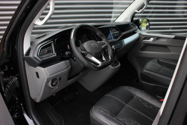 Volkswagen Transporter 2.0 TDI L2H1 150PK BULLI DC DUBBEL CABINE / LEIGHTONVANS BODYKIT / FULL OPTIONS / LEDER / FULL BLACK /APPLE