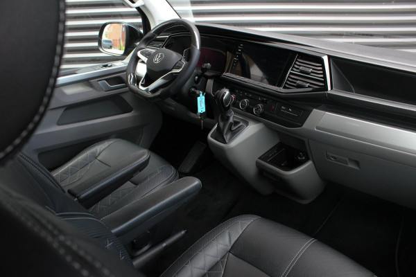 Volkswagen Transporter 2.0 TDI L2H1 150PK BULLI DC DUBBEL CABINE / LEIGHTONVANS BODYKIT / FULL OPTIONS / LEDER / FULL BLACK /APPLE