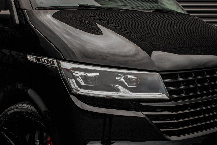 Volkswagen Transporter 2.0 TDI L2H1 150PK BULLI DC DUBBEL CABINE / LEIGHTONVANS BODYKIT / FULL OPTIONS / LEDER / FULL BLACK /APPLE