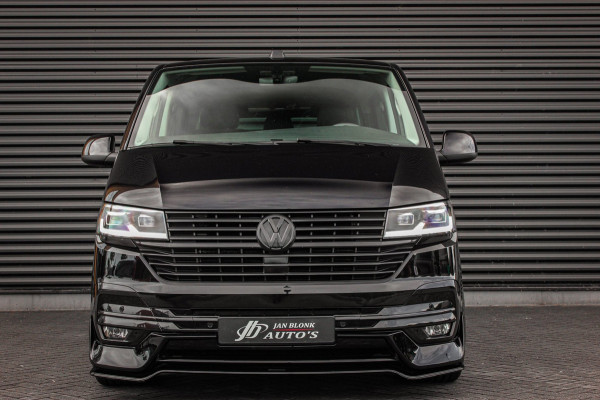 Volkswagen Transporter 2.0 TDI L2H1 150PK BULLI DC DUBBEL CABINE / LEIGHTONVANS BODYKIT / FULL OPTIONS / LEDER / FULL BLACK /APPLE