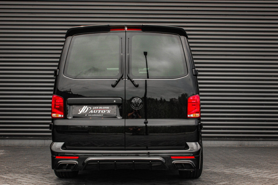 Volkswagen Transporter 2.0 TDI L2H1 150PK BULLI DC DUBBEL CABINE / LEIGHTONVANS BODYKIT / FULL OPTIONS / LEDER / FULL BLACK /APPLE