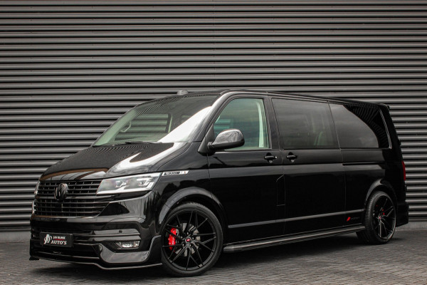 Volkswagen Transporter 2.0 TDI L2H1 150PK BULLI DC DUBBEL CABINE / LEIGHTONVANS BODYKIT / FULL OPTIONS / LEDER / FULL BLACK /APPLE