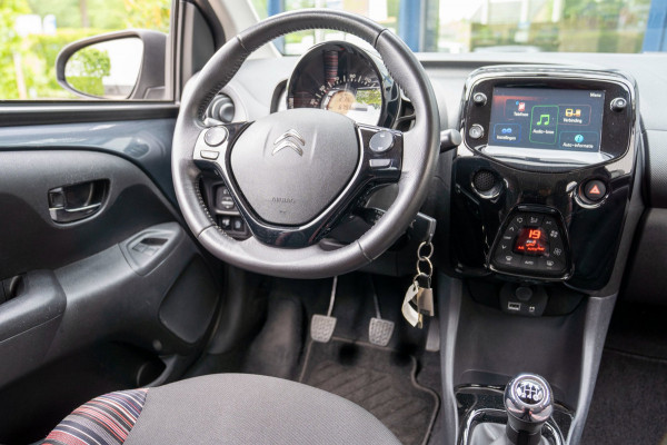 Citroën C1 1.0 VTi Shine 5 Drs|Prijs rijklaar incl 12 mnd garantie| Clima Camera Navi via Carplay Lmv Bluetooth