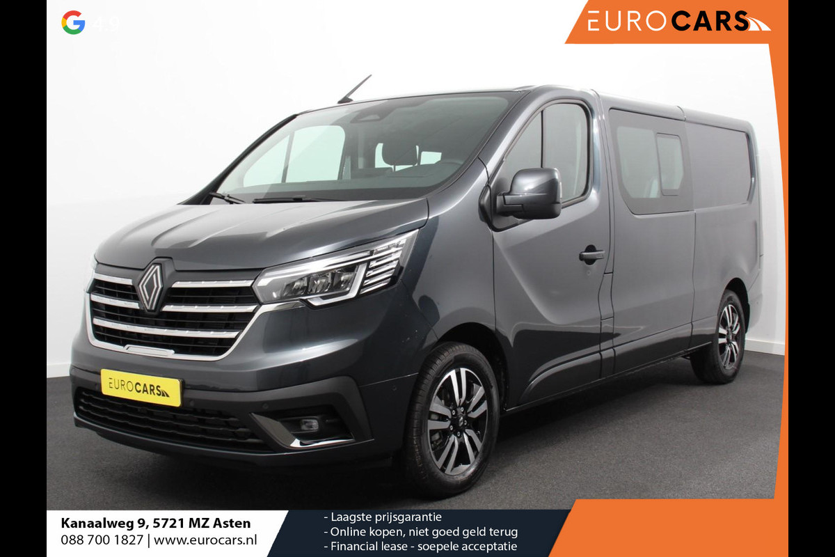 Renault Trafic 2.0 Blue dCi 150 T30 L2H1 Advance Dubbele cabine Navigatie Airco Lichtmetalen velgen Betimmering Trekhaak Camera Parkeer sensoren Dab