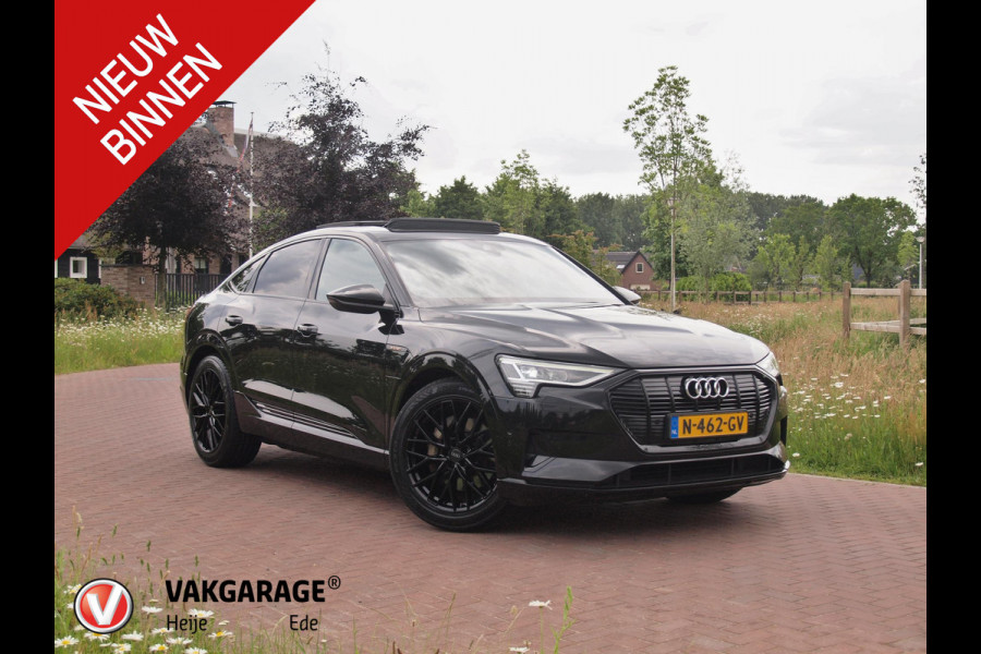 Audi e-tron Sportback 55 quattro Advanced edition Plus 95 kWh | Panoramadak | Camera | ACC | Apple Carplay | Memory stoelen |