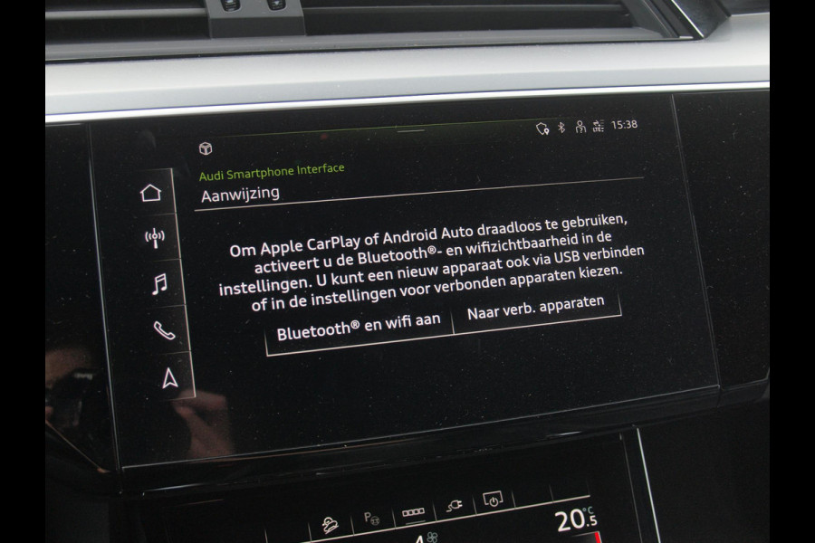 Audi e-tron Sportback 55 quattro Advanced edition Plus 95 kWh | Panoramadak | Camera | ACC | Apple Carplay | Memory stoelen |