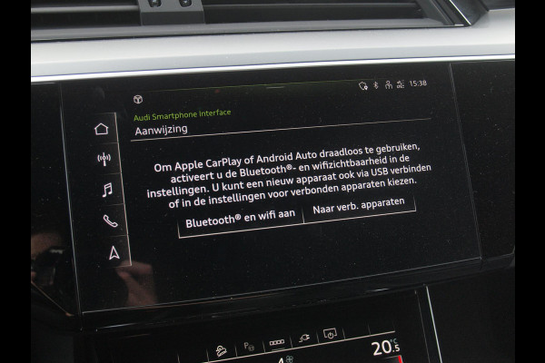 Audi e-tron Sportback 55 quattro Advanced edition Plus 95 kWh | Panoramadak | Camera | ACC | Apple Carplay | Memory stoelen |