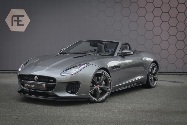 Jaguar F-Type P300 R-Dynamic | 20" CARBON INLEG VELGEN | LED KOPLAMPEN | SPORTUITLAAT | MERIDIDAN AUDIO | COLD CLIMATE PACK INCL. STUURVERWARMING EN VOORRUITVERWARMING INCL WARMTEWEREND GLAS