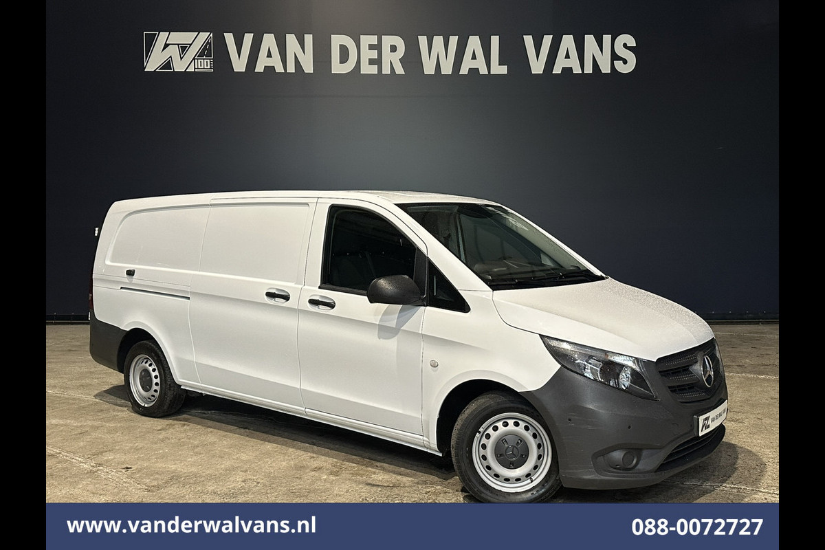 Mercedes-Benz Vito 116 CDI 164pk L3H1 Euro6 Airco | Camera | Apple Carplay | Cruisecontrol Android Auto, Stoelverwarming, Parkeersensoren, Bijrijdersbank