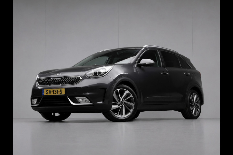 Kia Niro 1.6 GDi Hybrid Style Edition Sport (APPLE CARPLAY,NAVI,CAMERA,STOEL/STUUR VERWARMING,LED,GETINT,SPORTSTOELEN,LM VELGEN)