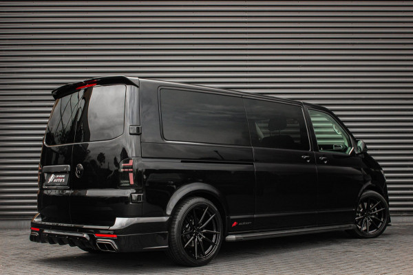 Volkswagen Transporter 2.0 TDI L2H1 204PK BULLI DC DUBBEL CABINE / LEIGHTONVANS BODYKIT / FULL OPTIONS / LEDER / FULL BLACK /APPLE