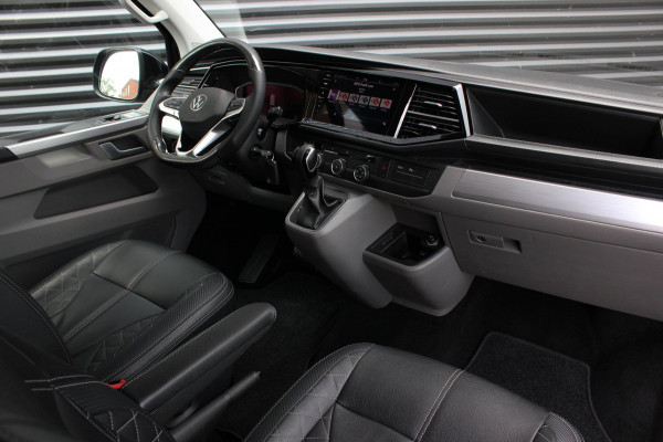 Volkswagen Transporter 2.0 TDI L2H1 204PK BULLI DC DUBBEL CABINE / LEIGHTONVANS BODYKIT / FULL OPTIONS / LEDER / FULL BLACK /APPLE
